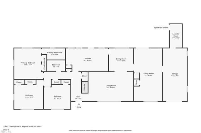 3105 E Cheltingham PL, Virginia Beach, VA 23452