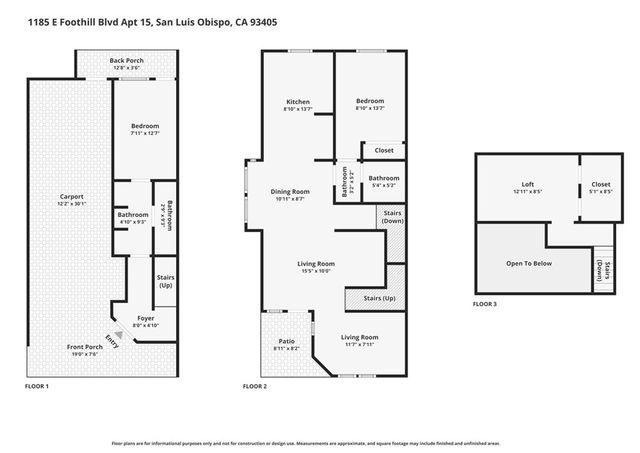 1185 E Foothill, San Luis Obispo, CA 93405