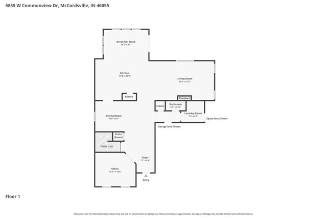 5855 W Commonview Drive, Mccordsville, IN 46055