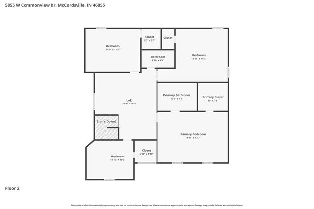 5855 W Commonview Drive, Mccordsville, IN 46055