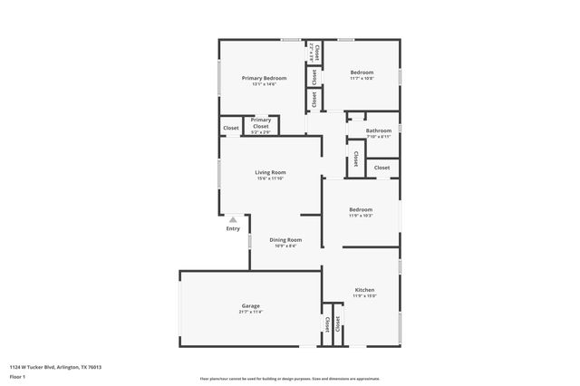 1124 W Tucker Boulevard, Arlington, TX 76013
