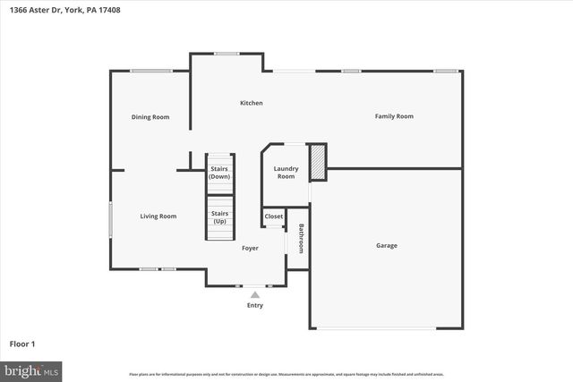 1366 ASTER DR, York, PA 17408