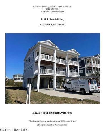 1408 E Beach Drive, Oak Island, NC 28465