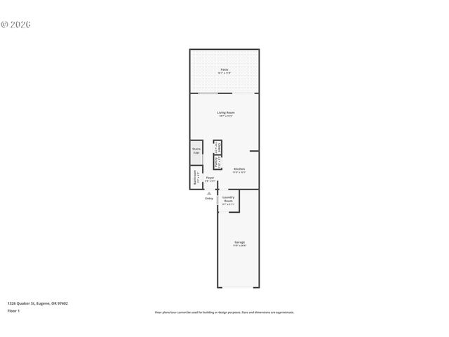 1326 QUAKER St, Eugene, OR 97402