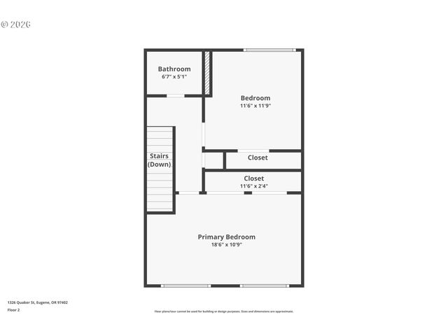 1326 QUAKER St, Eugene, OR 97402