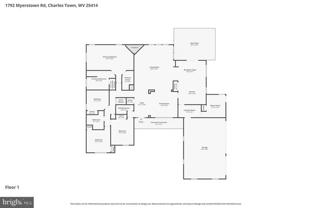 1792 MYERSTOWN RD, Charles Town, WV 25414