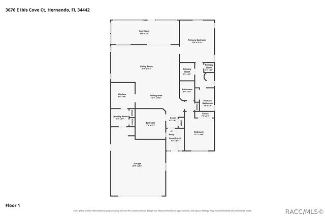 3676 E Ibis Cove Court, Hernando, FL 34442
