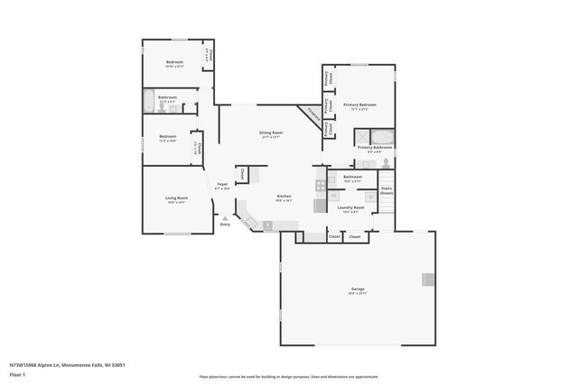 N73W15968 Alpine LANE, Menomonee Falls, WI 53051