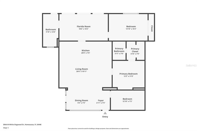 8944 W WHITE DOGWOOD DRIVE, Homosassa, FL 34448