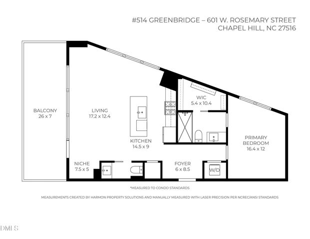 601 W Rosemary Street 514, Chapel Hill, NC 27516