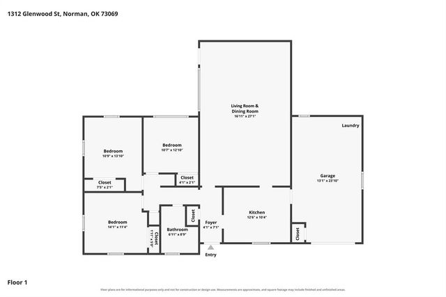 1312 Glenwood Street, Norman, OK 73069