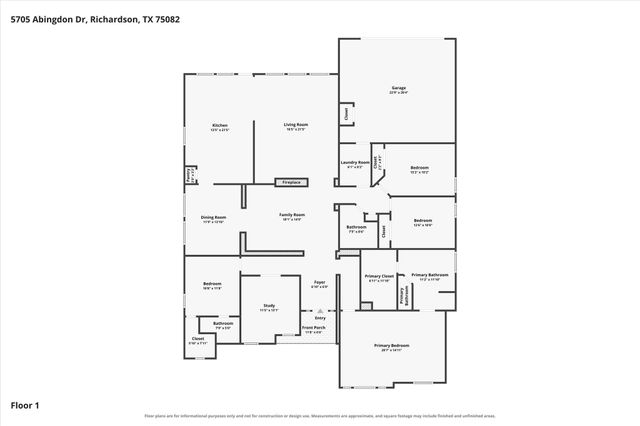 5705 Abingdon Drive, Richardson, TX 75082