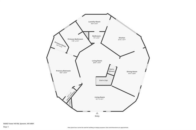 N5603 Tower Hill Road, Spooner, WI 54801