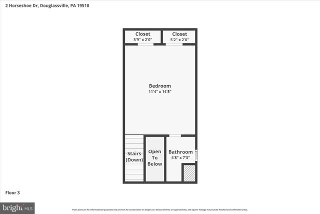 2 HORSESHOE DR, Douglassville, PA 19518