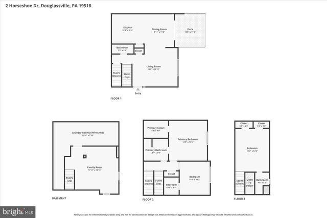 2 HORSESHOE DR, Douglassville, PA 19518