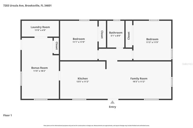 7203 URSULA AVENUE, Brooksville, FL 34601