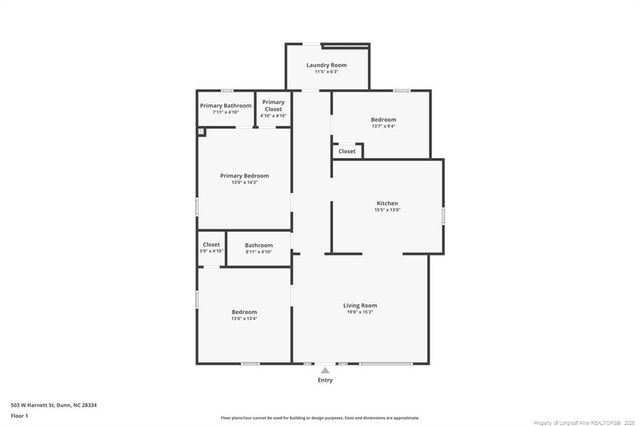 503 W Harnett Street, Dunn, NC 28334