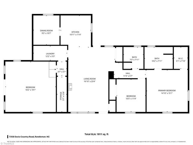 7358 Davis Country Road, Randleman, NC 27317