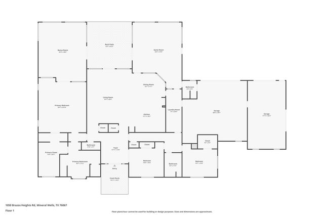 1050 Brazos Heights Road, Mineral Wells, TX 76067