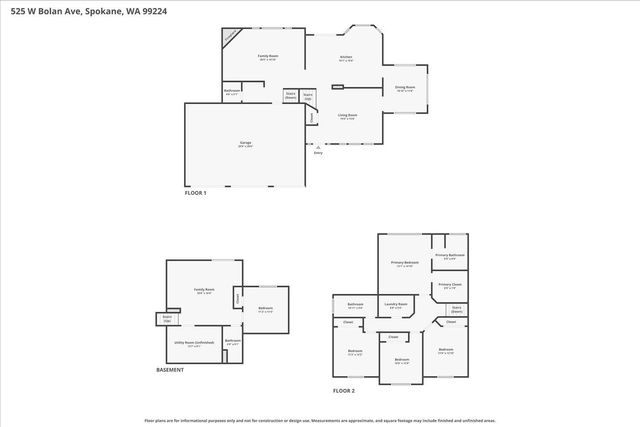 525 W Bolan Ave, Spokane, WA 99224