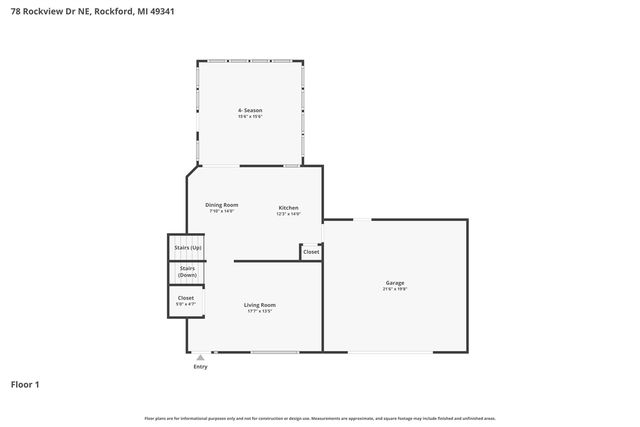 78 Rockview Drive, Rockford, MI 49341