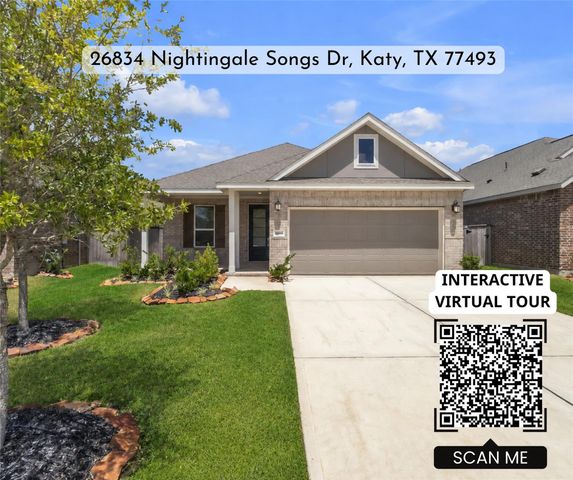 26834 Nightingale Songs Drive, Katy, TX 77493