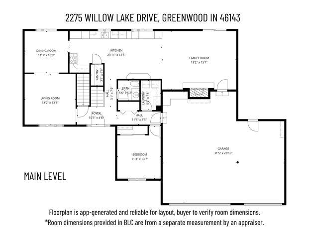 2275 Willow Lake Drive, Greenwood, IN 46143