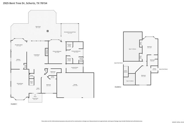 2925 BENT TREE DR, Schertz, TX 78154