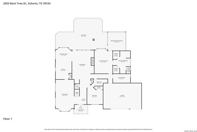 2925 BENT TREE DR, Schertz, TX 78154