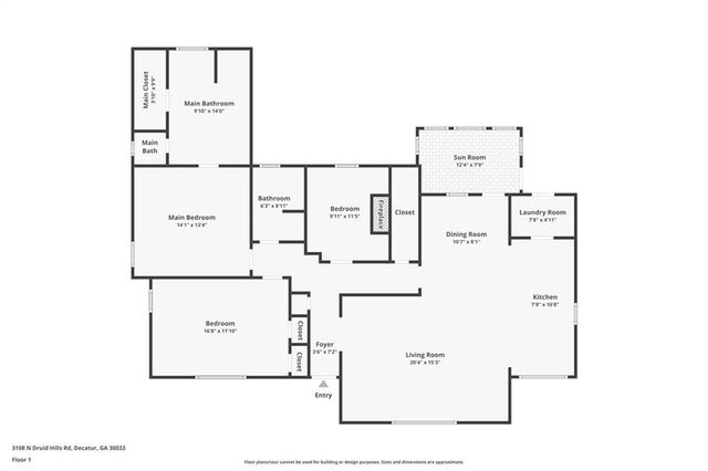 3108 N Druid Hills Road, Decatur, GA 30033