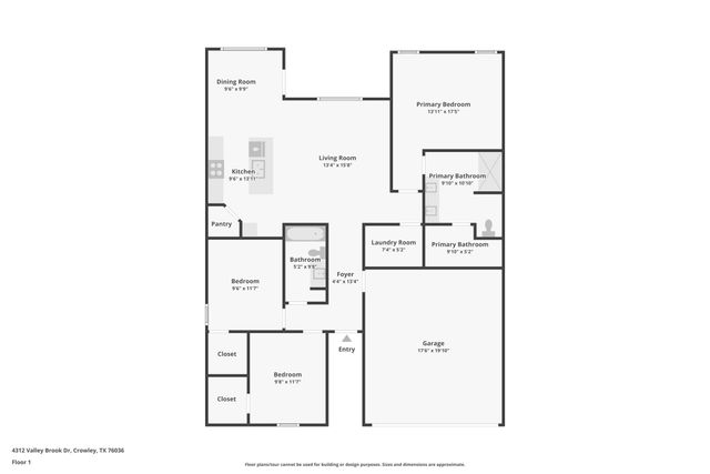 4312 Valley Brook Drive, Crowley, TX 76036