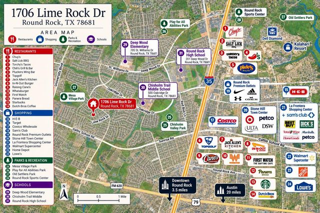 1706 Lime Rock DR, Round Rock, TX 78681