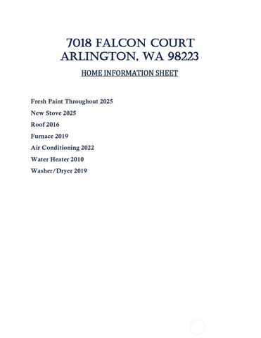 7018 Falcon Court, Arlington, WA 98223