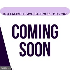 1404 LAFAYETTE AVE, Baltimore, MD 21207