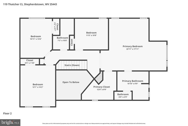 119 THATCHER CT, Shepherdstown, WV 25443