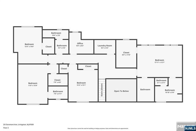 25 Claremont Avenue, Livingston, NJ 07039