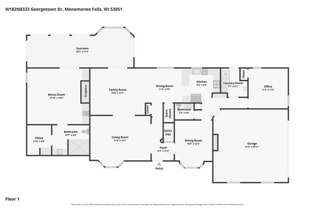 W182N8323 Georgetown DRIVE, Menomonee Falls, WI 53051