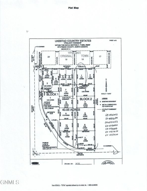 ''Near'' Broadway Avenue S, Ypsilanti, ND 58497