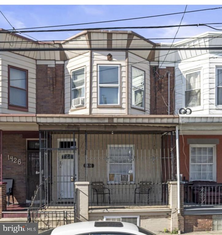 1424 SELLERS ST, PHILADELPHIA, PA 19124 — exterior
