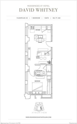 1 Park Avenue 1402, Detroit, MI 48226