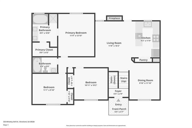 333 Whiskey Still Drive, Cleveland, GA 30528