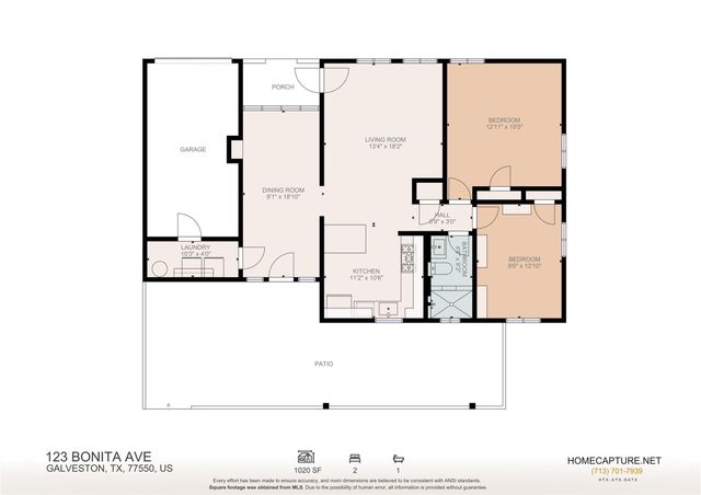 123 Bonita Avenue, Galveston, TX 77550