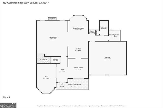 4630 Admiral Ridge Way SW, Lilburn, GA 30047