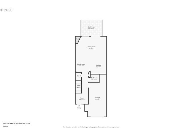 2926 Sw TEXAS St, Portland, OR 97219