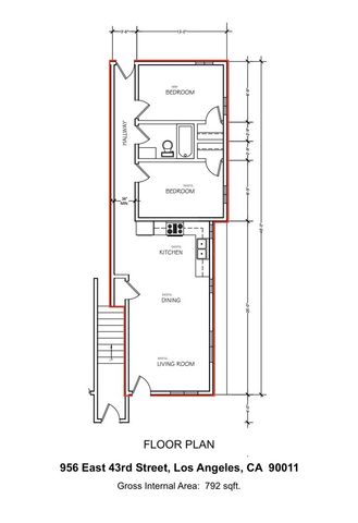 956 E 43rd, Los Angeles, CA 90011