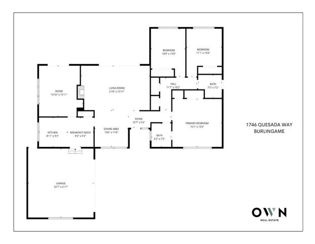 1746 Quesada Way, Burlingame, CA 94010