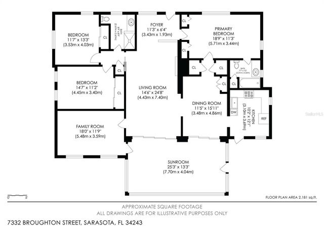 7332 BROUGHTON STREET, Sarasota, FL 34243