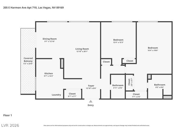 205 East Harmon Avenue 710, Las Vegas, NV 89169