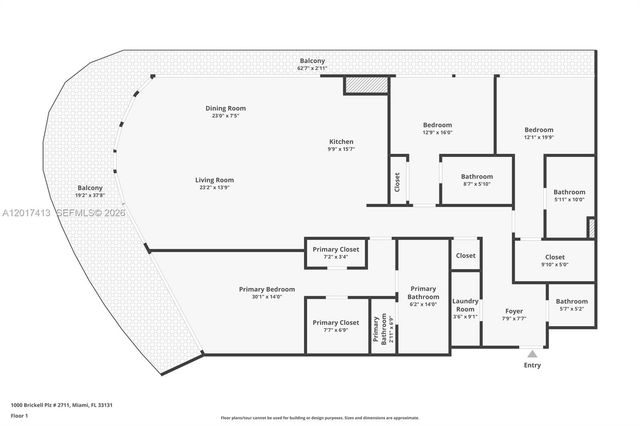 1000 Brickell Plz 3002, Miami, FL 33131