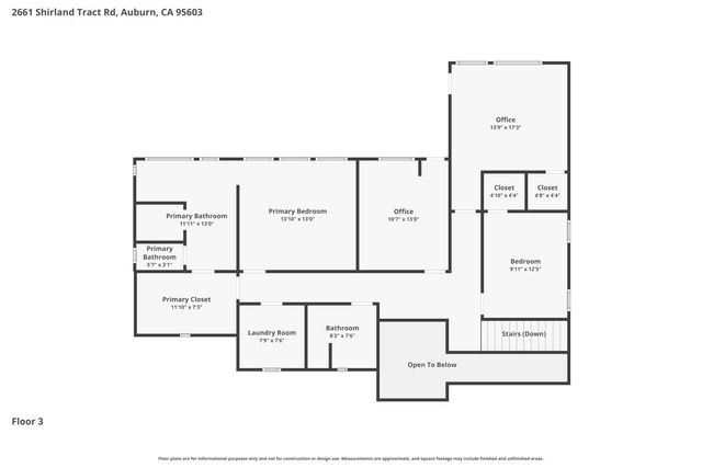 2661 Shirland Tract Rd, Auburn, CA 95603